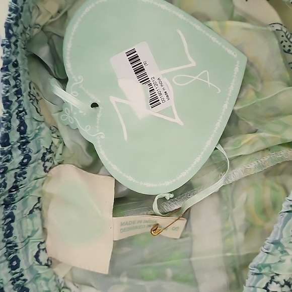 Z&L Europe Boho Print Ruffled Hem Tassel Shorts b61 - Picture 4 of 8